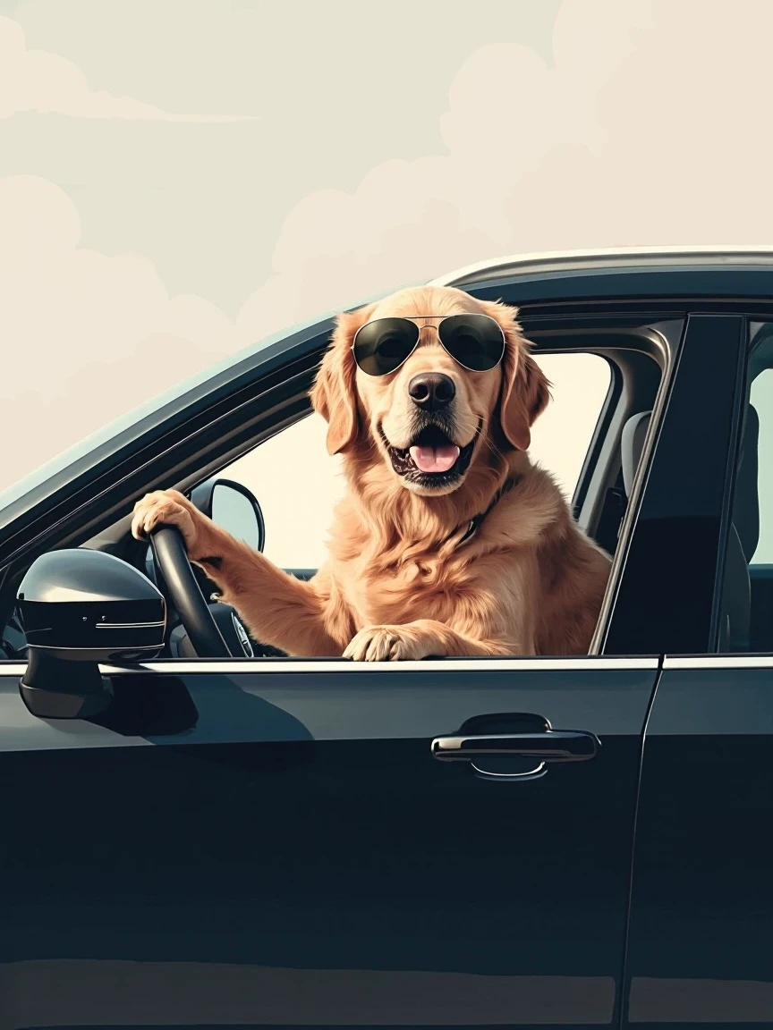 Golden retriever concept vehicle